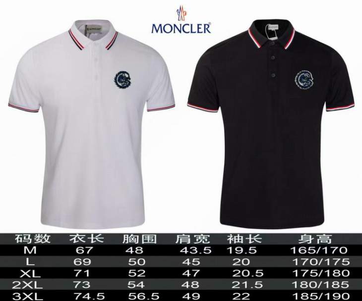 Picture of Moncler Polo Shirts Short _SKUMonclerM-3XL11Ln1626290